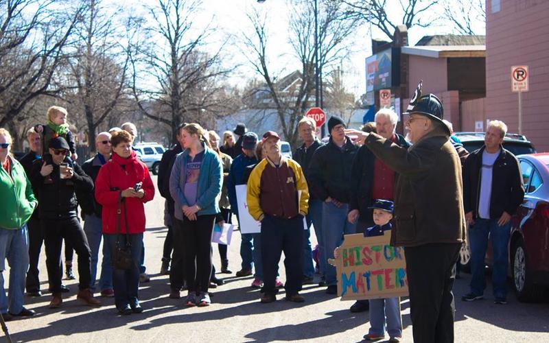 Hope Engine Co. #3, rally on March 20, 2016.