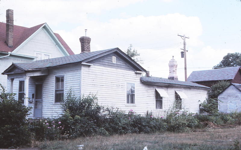     1970's photo of 412 Goodrich by architectural historian Tom Lutz