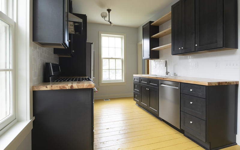 Kitchen in 412 Goodrich after renovation