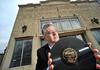 Historian Kurt Gegenhuber held an original 78 rpm record of Moonshiner's Dance Part One  12-10-09 StarTribune